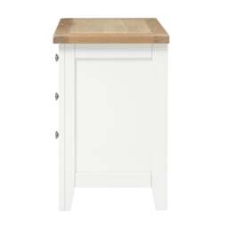 Jumbo Bedside Table - Chester Pure White - The Cotswold Company - thumbnail 6