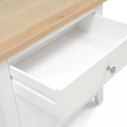 Jumbo Bedside Table - Chester Pure White - The Cotswold Company - thumbnail 7