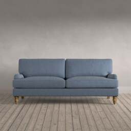 Morris - 3 Seater Sofa Sofa - Indigo - Rustic Weave - Express Delivery Sofas - Express Sofas - The Cotswold Company - thumbnail 1