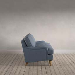 Morris - 3 Seater Sofa Sofa - Indigo - Rustic Weave - Express Delivery Sofas - Express Sofas - The Cotswold Company - thumbnail 3