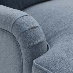 Morris - 3 Seater Sofa Sofa - Indigo - Rustic Weave - Express Delivery Sofas - Express Sofas - The Cotswold Company - thumbnail 4