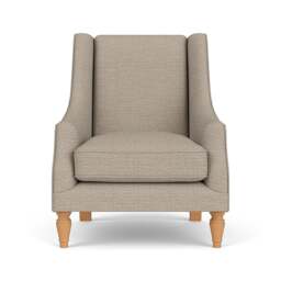 Armchair - Natural - Herringbone Weave - Annie - The Cotswold Company - thumbnail 2
