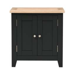 Small Double Cupboard - Chester Charcoal - The Cotswold Company - thumbnail 5