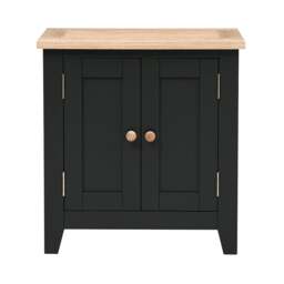 Small Double Cupboard - Chester Charcoal - The Cotswold Company - thumbnail 3
