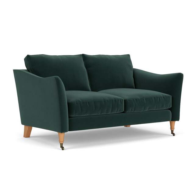 2 Seater Sofa - Lake - Matt Velvet - Robinson - The Cotswold Company - image 1
