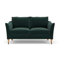 2 Seater Sofa - Lake - Matt Velvet - Robinson - The Cotswold Company - thumbnail 2