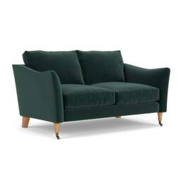 2 Seater Sofa - Lake - Matt Velvet - Robinson - The Cotswold Company - thumbnail 1