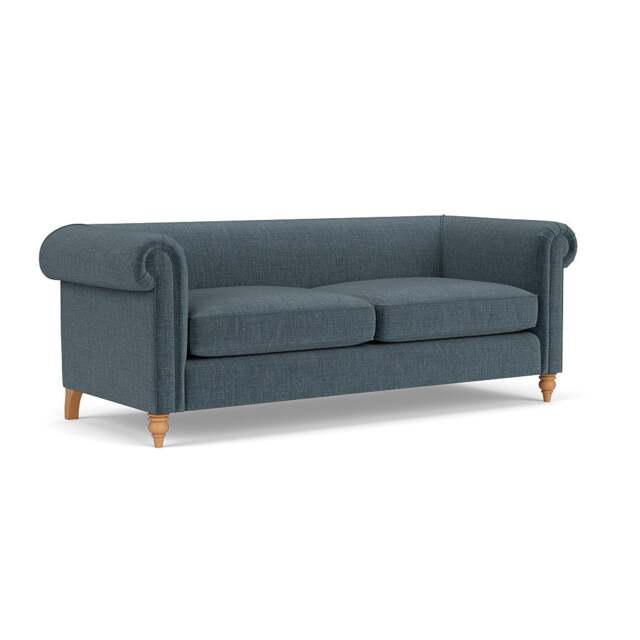 4 Seater Sofa - Teal - Eco Chenille - Rayner - The Cotswold Company - image 1
