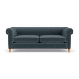 4 Seater Sofa - Teal - Eco Chenille - Rayner - The Cotswold Company - thumbnail 2