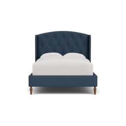 Double Classic Bedstead - Indigo - House Linen Mix - Gilmore - The Cotswold Company - thumbnail 2