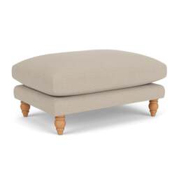 Foot Stool - Natural - Rustic Weave - Emily - The Cotswold Company