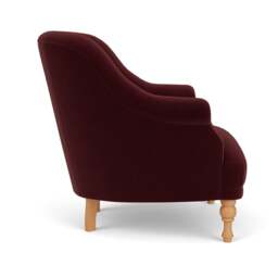 Armchair - Dark Rosehip - Matt Velvet - Everett - The Cotswold Company - thumbnail 3