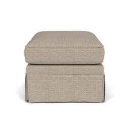 Foot Stool - Natural - Herringbone Weave - Dawson Small - The Cotswold Company - thumbnail 3