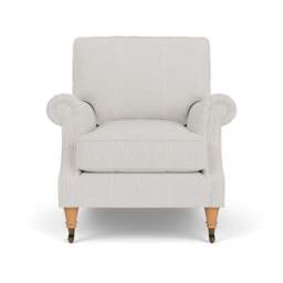 Armchair - Grey - Broadway Stripe - Taylor High Back - The Cotswold Company - thumbnail 2