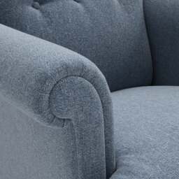 Armchair - Indigo - Rustic Weave - Harriet - The Cotswold Company - thumbnail 5