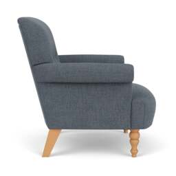 Armchair - Indigo - Rustic Weave - Harriet - The Cotswold Company - thumbnail 3