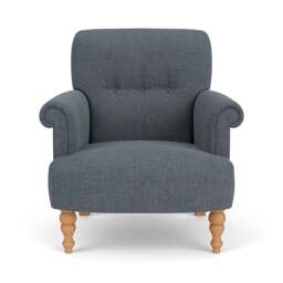 Armchair - Indigo - Rustic Weave - Harriet - The Cotswold Company - thumbnail 2