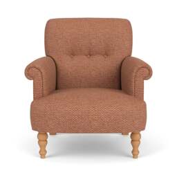 Armchair - Brick - Herringbone Weave - Harriet - The Cotswold Company - thumbnail 2