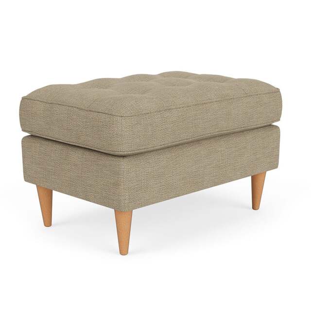 Foot Stool - Apple - Rustic Weave - Saxon Small - The Cotswold Company - image 1