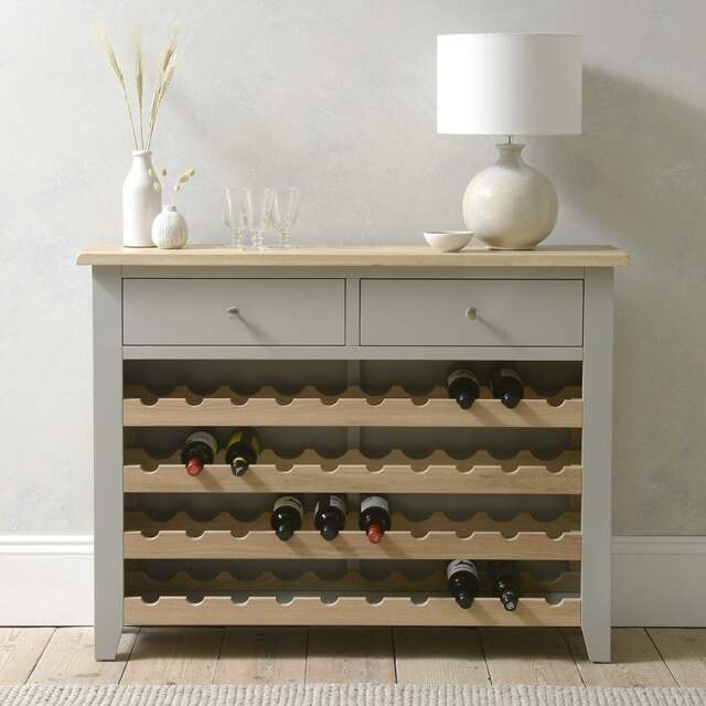 Wine Console - Chester Dove Grey - The Cotswold Company - image 1