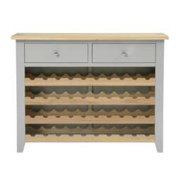 Wine Console - Chester Dove Grey - The Cotswold Company - thumbnail 4