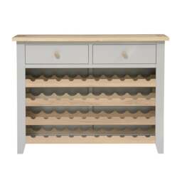 Wine Console - Chester Dove Grey - The Cotswold Company - thumbnail 5