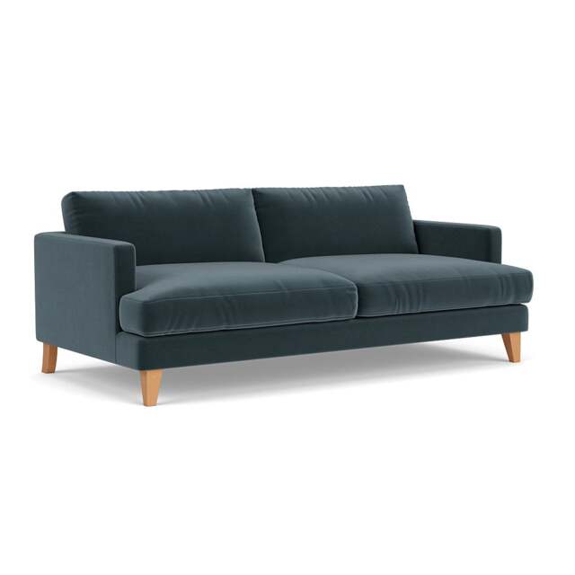 4 Seater Sofa - Night Sky - Matt Velvet - Jackson - The Cotswold Company - image 1