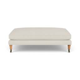 Foot Stool - Natural - Broadway Stripe - Taylor - The Cotswold Company - thumbnail 2