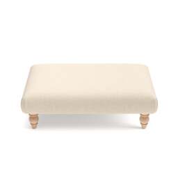 Foot Stool - Lily White - House Linen Mix - Clara - The Cotswold Company - thumbnail 4