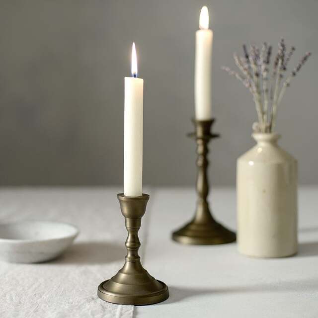 Hampton Antique Brass Medium - Candle Holder - The Cotswold Company - image 1