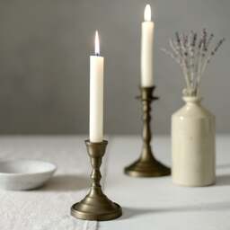Hampton Antique Brass Medium - Candle Holder - The Cotswold Company - thumbnail 1