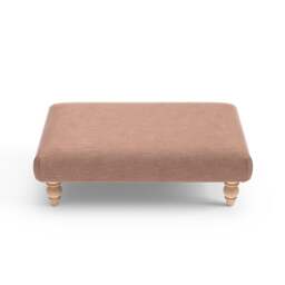 Foot Stool - Dusky Rose - Eco Chenille - Clara - The Cotswold Company - thumbnail 5