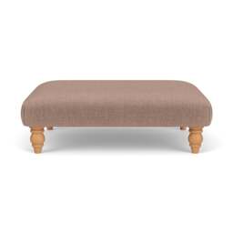 Foot Stool - Dusky Rose - Eco Chenille - Clara - The Cotswold Company - thumbnail 2