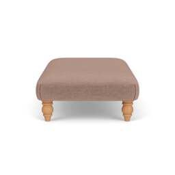 Foot Stool - Dusky Rose - Eco Chenille - Clara - The Cotswold Company - thumbnail 3
