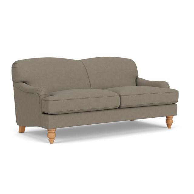 3 Seater Sofa - Mid Grey - House Linen Mix - Ashbee - The Cotswold Company - image 1