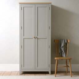 2 Door Hallway Cupboard - Chester Dove Grey - The Cotswold Company - thumbnail 5
