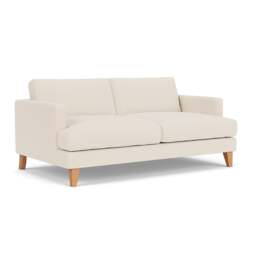 3 Seater Sofa - Cream - House Weave - Jackson - The Cotswold Company