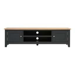 Extra Large TV Stand up to 75 - Chester Charcoal - The Cotswold Company - thumbnail 3