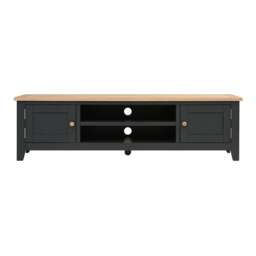 Extra Large TV Stand up to 75 - Chester Charcoal - The Cotswold Company - thumbnail 4