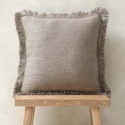 Kemble Cushion Mushroom - Home Accessories - The Cotswold Company - thumbnail 2