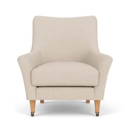 Armchair - Lily White - House Linen Mix - Martha - The Cotswold Company - thumbnail 2