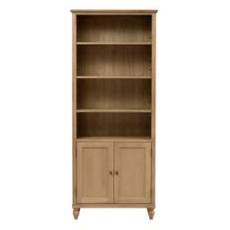 Elkstone Mellow Oak Alcove Display Cabinet - The Cotswold Company - thumbnail 3
