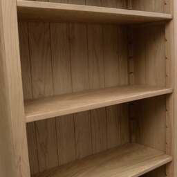 Elkstone Mellow Oak Alcove Display Cabinet - The Cotswold Company - thumbnail 7