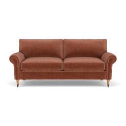 3 Seater Sofa - Cinnamon - Eco Chenille - Osbourne - The Cotswold Company - thumbnail 2