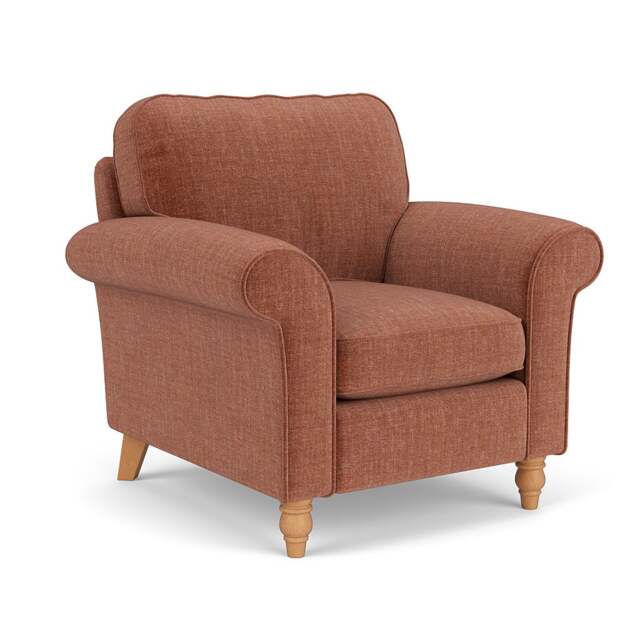 Armchair - Cinnamon - Eco Chenille - Hurley - The Cotswold Company - image 1