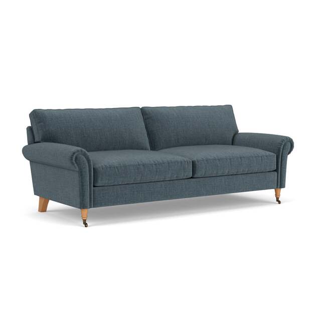 4 Seater Sofa - Teal - Eco Chenille - Osbourne - The Cotswold Company - image 1