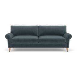 4 Seater Sofa - Teal - Eco Chenille - Osbourne - The Cotswold Company - thumbnail 2