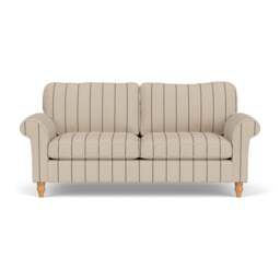 3 Seater Sofa - Charcoal - Compton Stripe - Hurley - The Cotswold Company - thumbnail 2