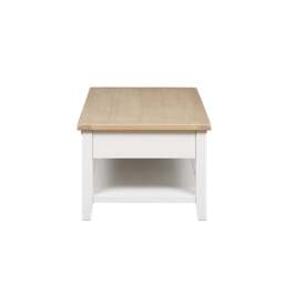 Coffee Table with Drawers - Chester Pure White - The Cotswold Company - thumbnail 6