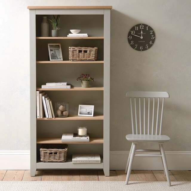 Large Bookcase - Chester Dove Grey - The Cotswold Company - image 1